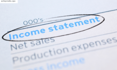 You can get more money from your company's income statement. Here's how